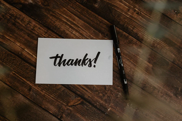 Write A Thank You Note