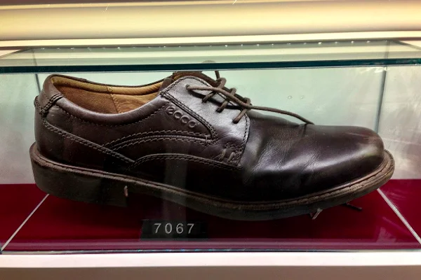 Shoe Thrown at President George W. Bush